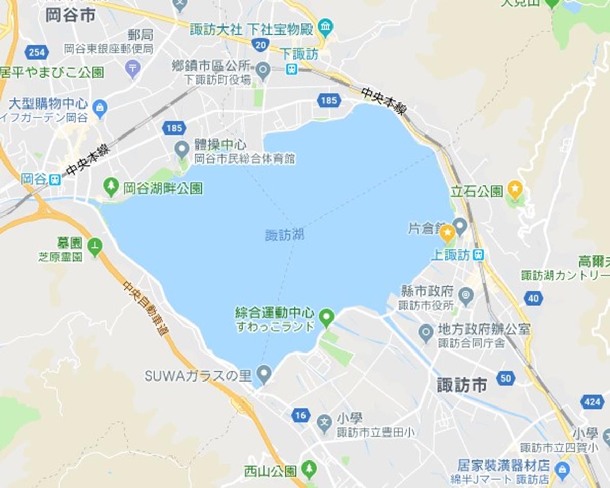 【長野諏訪湖】 諏訪湖就是系守湖?你的名字聖地實際走訪第一彈 - 第4張圖 諏訪湖及立石公園