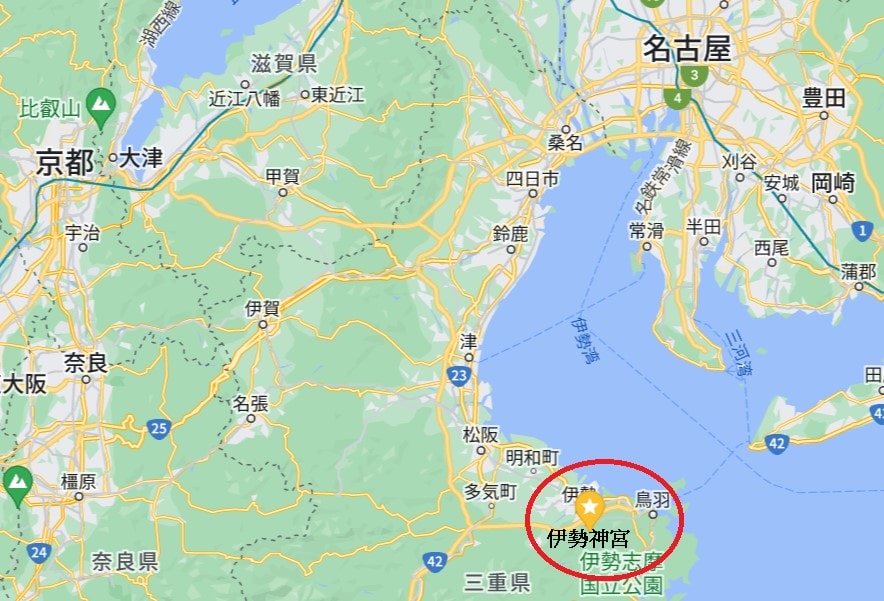 伊勢神宮位置