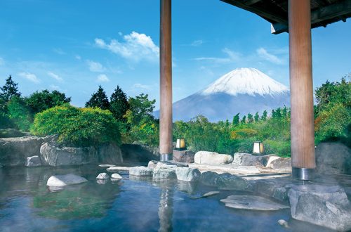 箱根綠色廣場飯店露天風呂富士山景