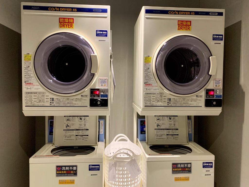 【京都四條室町Resol酒店】現代和風設計!走路就到錦市場與百貨街! - 第4張圖 投幣式洗脫烘衣機