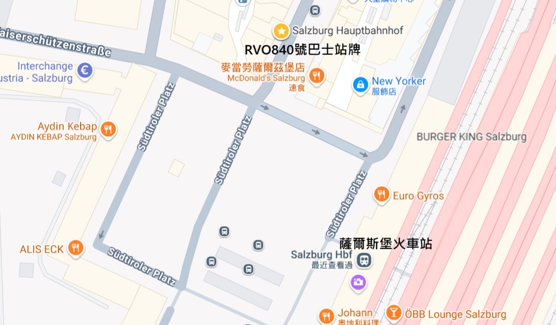 RVO840巴士站牌位置
