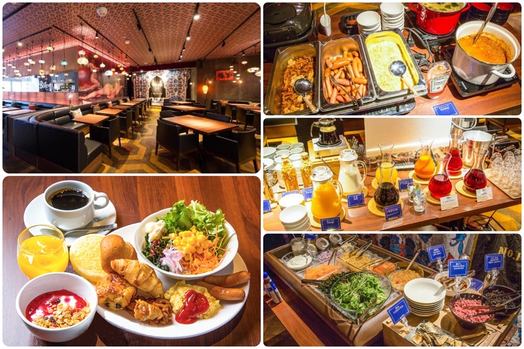 大阪心齋橋優尼佐飯店早餐