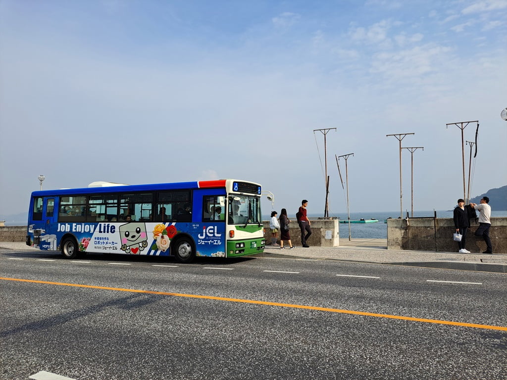 鞆之浦站牌下車處