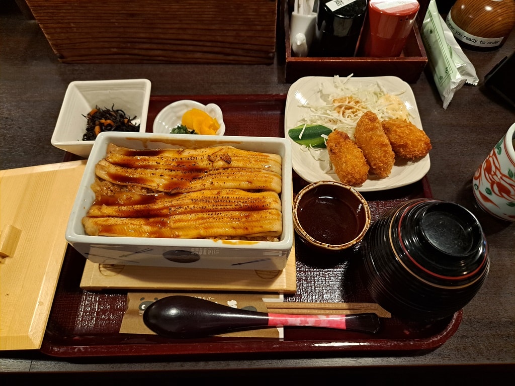 星鰻飯+炸牡蠣套餐