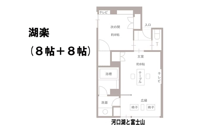 特別室湖樂和室平面圖