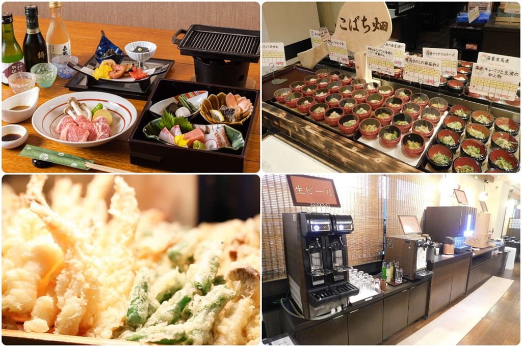 【草津湯宿木之葉】高級溫泉飯店姊妹館!便宜也能泡高級溫泉! - 第17張圖 草津湯宿木之葉晚餐