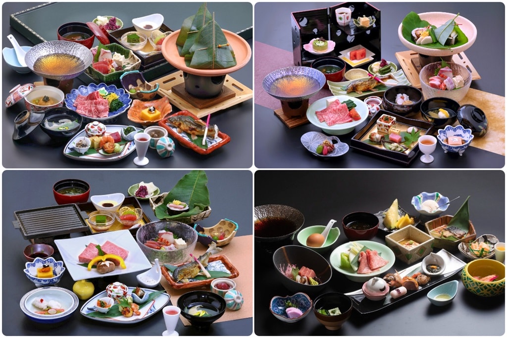 【下呂溫泉湯之島館】天皇來住過!濃濃昭和風情的日本文化財飯店! - 第16張圖 湯之島館晚餐