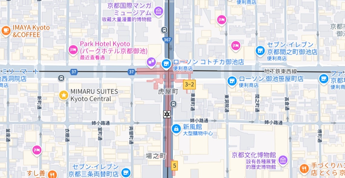 【MIMARU SUITES京都中央】家庭式公寓飯店!享受如在家一般的舒適! - 第1張圖 MIMARU SUITES京都中央位置