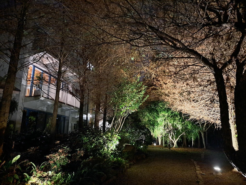 夜晚燈光