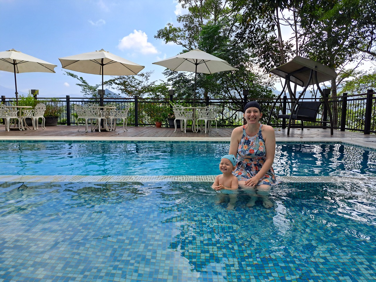 【日月潭原森林民宿】享受山林靜謐與泳池度假氛圍,親子家庭與情侶必住! - 第22張圖 兒童泳池